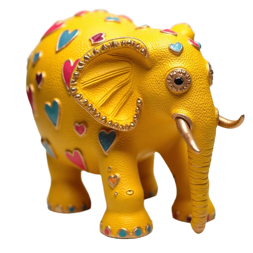 Colorful Elephant Statue